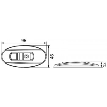 Luce di via NEMO – sinistra e destra 112,5° montaggio ad incasso